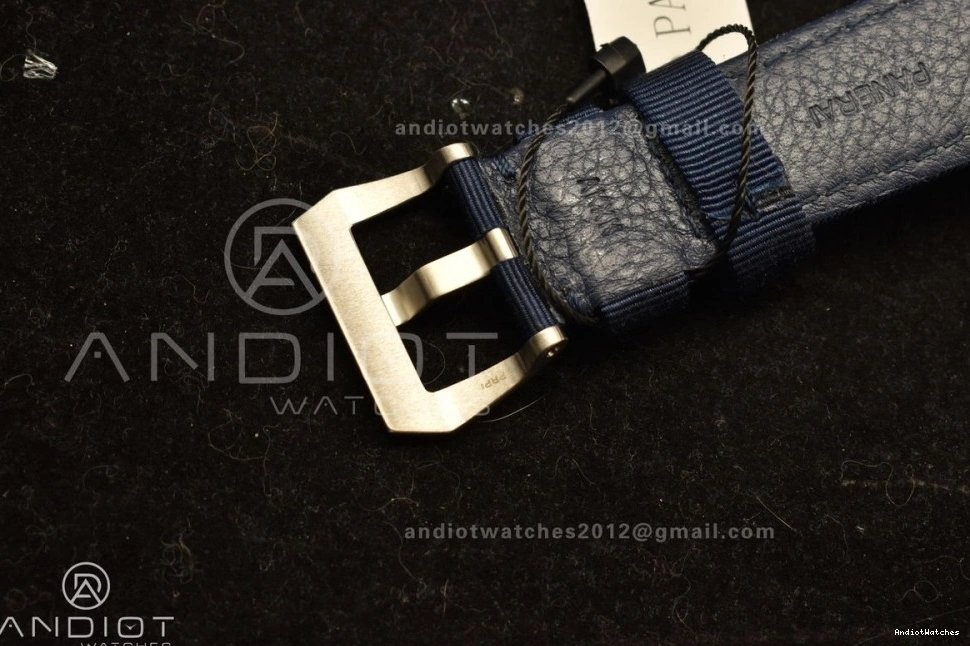 P Edition Dial 1:1 Best Strap PAM1289 Blue 994 Nylon Supportive VSF on Blue 0921